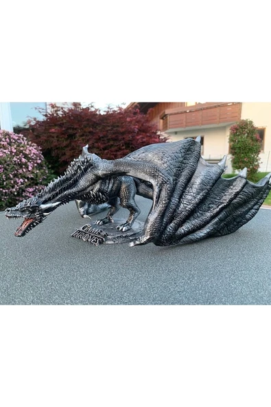TuransoyCraft Drogon Ejderha Game Of Thrones Boyalı Figür 20 Cm (dev Boy) ürün görseli 1
