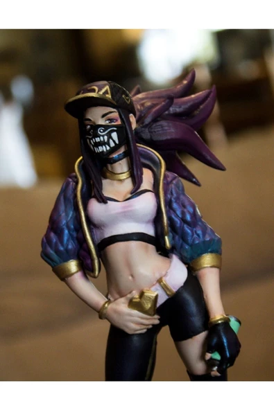 TuransoyCraft Kda Akali Boyalı Figür 20 Cm (büyük Boy) ürün görseli 1