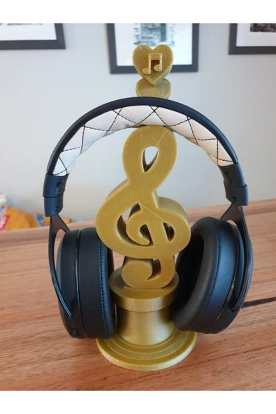 TuransoyCraft Müzik Nota Kulaklık Standı Kulaklık Askısı ürün görseli 1