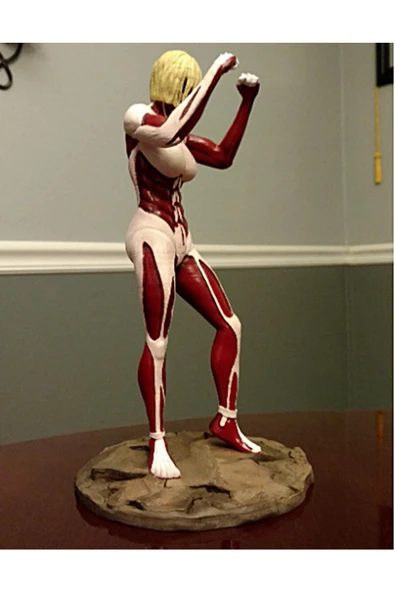 TuransoyCraft Attack On Titan Dişi Dev Boyalı Figür 25 Cm - Resim 2
