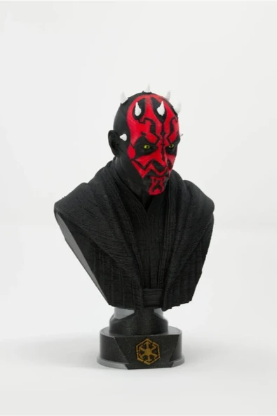 TuransoyCraft Darth Maul İntikam Star Wars Boyalı Büst Figür 15 cm ürün görseli 1