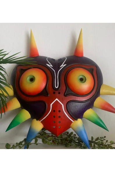 TuransoyCraft Cadılar Bayramı Legend of Zelda Majora Maskesi Cosplay Maske Giyilebilir Büyük Boy ürün görseli 1