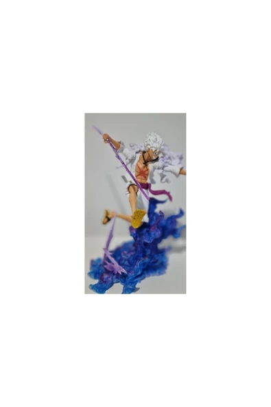 Plasteel Monkey D. Luffy / Nika/ Gear 5/one Piece/figür - Resim 5