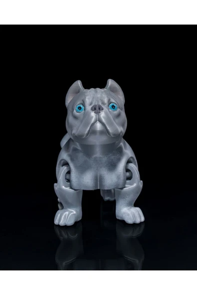 TuransoyCraft Hareketli American Buldog Şirin Köpek Oyuncak 17 CM (BÜYÜK BOY) ürün görseli 1