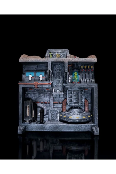 TuransoyCraft Area 51 Uzaylı Üssü Diorama 51. Bölge 27 CM GENİŞLİK ürün görseli 1