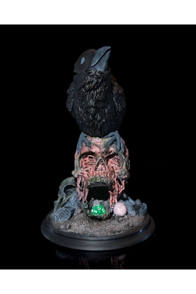 TuransoyCraft Game Of Thrones Kuzgun Kuru Kafa Hareketli Zar Kulesi 25CM Büyük Boy ürün görseli 1