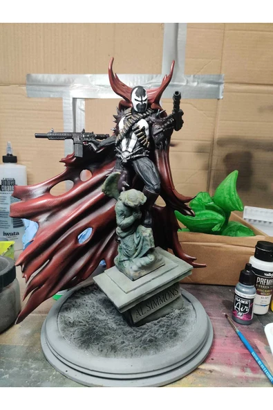 TuransoyCraft Mortal Kombat Spawn Figür Medieval Spawn Figür Büyük Boy 25CM ürün görseli 1
