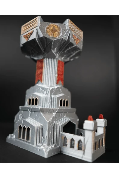 TuransoyCraft Yüzüklerin Efendisi Güç Yüzükleri Zar Kulesi Yüzüklerin Efendisi Zar Kulesi 23CM ürün görseli 1