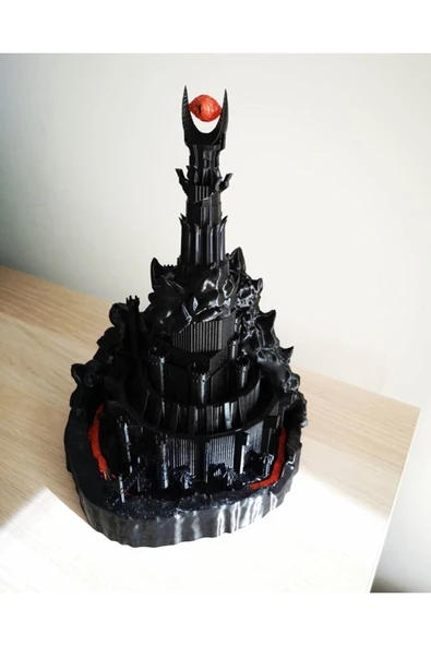 TuransoyCraft Barad-dur The Dark Tower Minyatürü Biblo Dev Boy 24 Cm Lotr (IŞIKSIZ) ürün görseli 1
