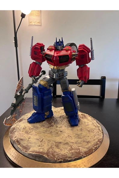 TuransoyCraft Optimus Prime Cybertron Savaşı Transformers Boyalı Figür 30 Cm (mega Boy) ürün görseli 1