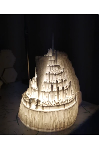 TuransoyCraft Minas Tirith Minyatürü Gece Lambası Dev Boy ürün görseli 1