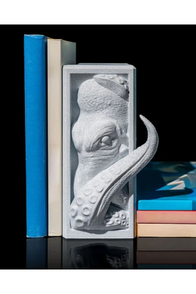 TuransoyCraft Kraken Kitap Tutucu Ahtapot Kitap Desteği Büyük Boy 20CM ürün görseli 1