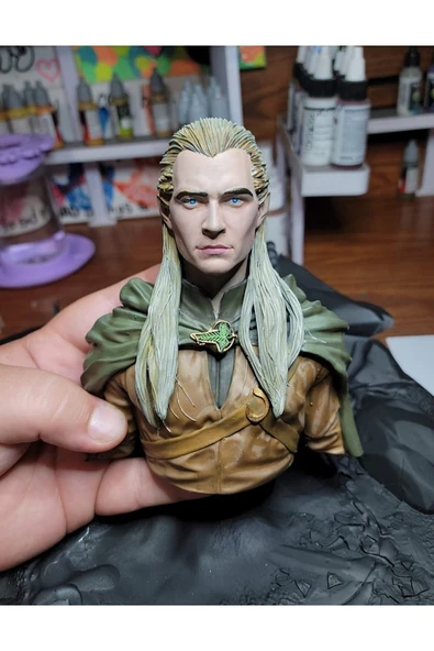 TuransoyCraft Lego Yüzüklerin Efendisi Lotr Boyalı Büst 15 cm ürün görseli 1