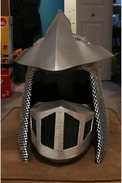 TuransoyCraft Cadılar Bayramı Shredder Kaskı Ninja Kaplumbağalar Shredder Kaskı Halloween Shredder Kask Büyük Boy ürün görseli 1