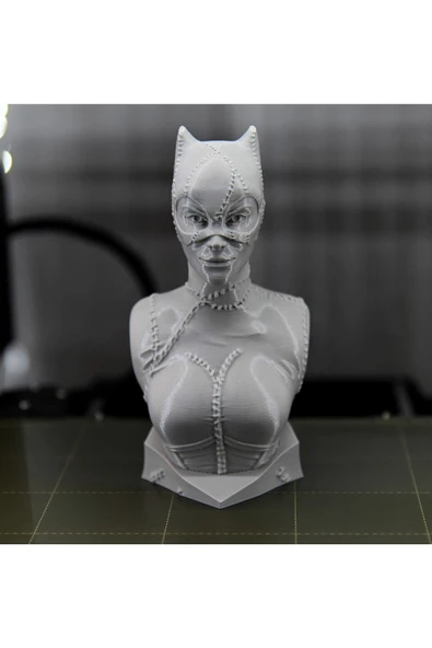 TuransoyCraft Kedi Kız Catwoman Büst 10cm ürün görseli 1