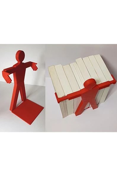 TuransoyCraft Kitap Tutucu 25 Cm - Resim 2