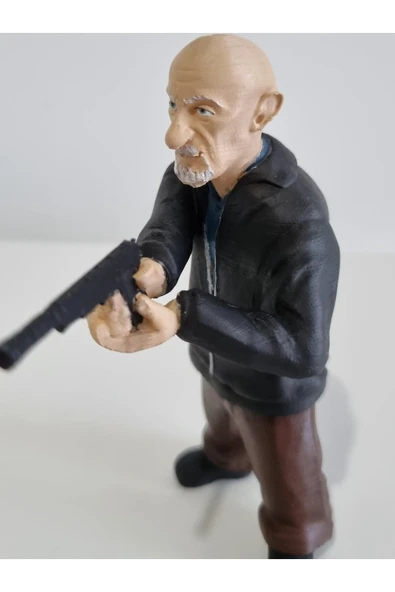 Plasteel Mike Ehrmantraut / Breaking Bad / Better Call Saul / Figür - Resim 6