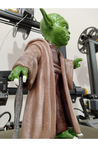 TuransoyCraft Master Yoda Star Wars Boyalı Figür 25 cm (dev Boy) - Resim 5