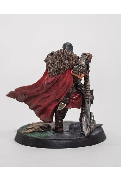TuransoyCraft Barbarian Chieftain Boyalı Figür 20 Cm - Resim 4