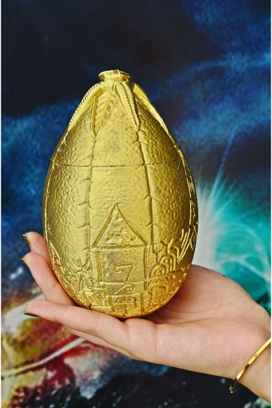 TuransoyCraft Harry Potter ve Ateş Kadehi Altın Yumurta Ejderha Yumurtası YENİ VERSİYON (GERÇEK BOY) ürün görseli 1