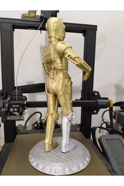 TuransoyCraft C3po Star Wars Boyalı Figür 25 Cm (dev Boy) - Resim 5