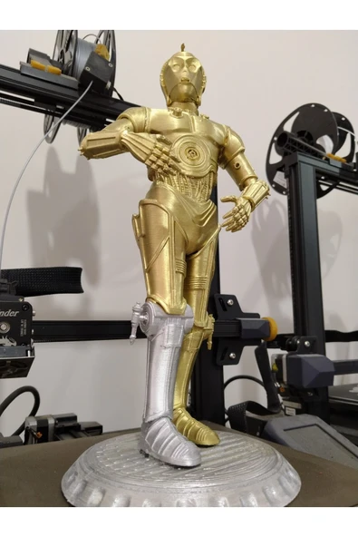 TuransoyCraft C3po Star Wars Boyalı Figür 25 Cm (dev Boy) - Resim 6