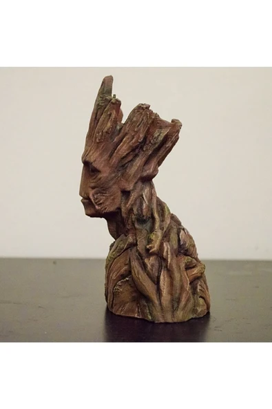 TuransoyCraft Groot Galaxy Guardians Boyalı Büst 12 cm - Resim 4