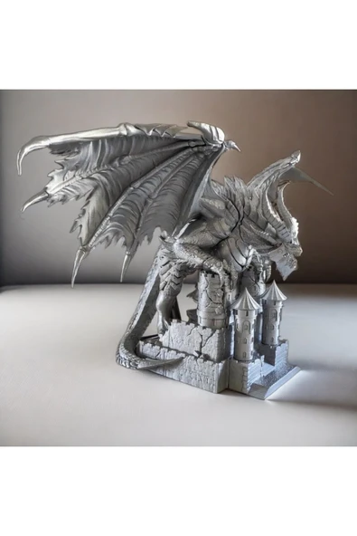 TuransoyCraft World Of Warcraft Deathwing Figür WOW Deathwing Obje 25CM Büyük Boy ürün görseli 1