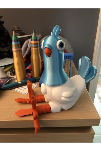 TuransoyCraft Valian Kahraman Güvercin Oyuncak Kuş Oyuncak Masaüstü Dekor Figür Büyük Boy ürün görseli 1