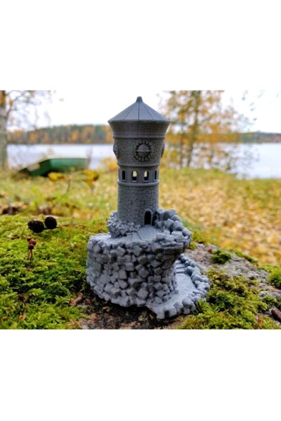 TuransoyCraft Deniz Feneri Gözcü Kulesi 15 Cm ürün görseli 1
