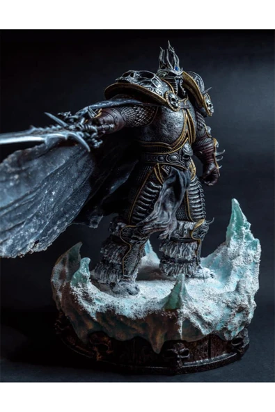 TuransoyCraft World of Warcraft Lich King Figür WOW Lich King Dekoratif Obje 25CM Büyük Boy ürün görseli 1