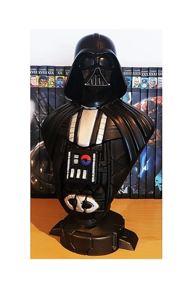 TuransoyCraft Darth Vader Karanlık Taraf Boyalı Büst 12 cm ürün görseli 1