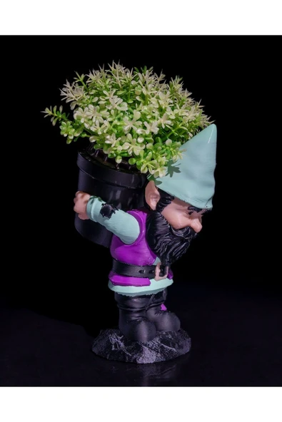 TuransoyCraft Cüce Bahçe Cini - Sprout Saksı 15 Cm ürün görseli 1