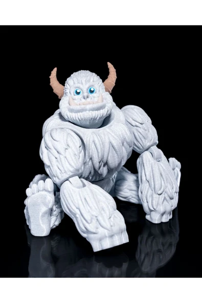 TuransoyCraft Hareketli Sevimli Arkadaş Yeti Oyuncak 20 CM (DEV BOY) - Resim 6