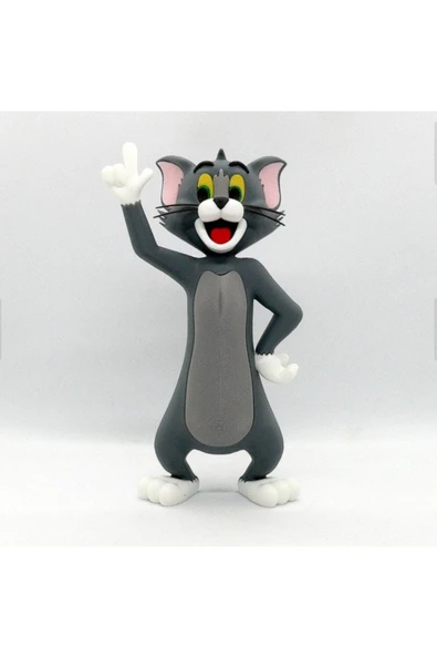 TuransoyCraft TOM VE JERY DEKORATİF TOM BÜST ( 20 CM ) ürün görseli 1