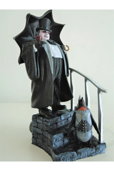 Plasteel Penguen Batman Figür/ Yükseklik 30 Cm - Resim 8