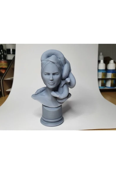 TuransoyCraft Güzel Medusa Büst 12 Cm ürün görseli 1