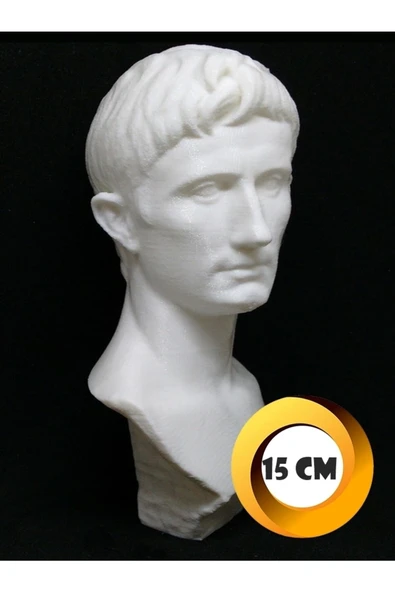 TuransoyCraft Augustus Büst 15 Cm Roma Imparatoru ürün görseli 1