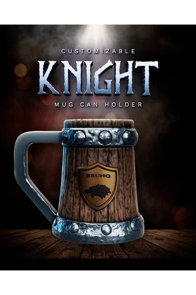 TuransoyCraft Game Of Thrones Hanedan Kupa Tutucu Game Of Thrones İçecek Tutucu (Sembol Seçilebilir) ürün görseli 1