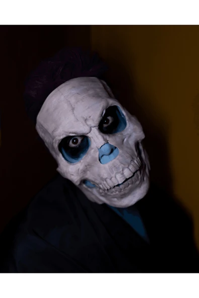 TuransoyCraft Skeleton Hareketli Yüz Maskesi - Resim 3