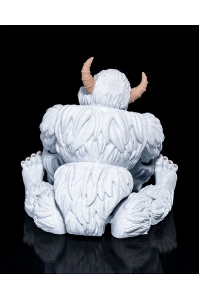 TuransoyCraft Hareketli Sevimli Arkadaş Yeti Oyuncak 20 CM (DEV BOY) - Resim 4