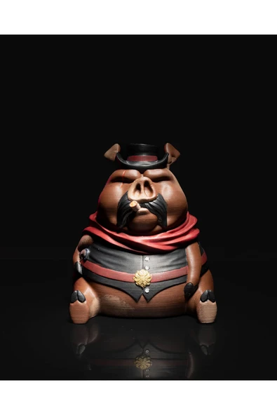 TuransoyCraft Piggy Bank - Hambone Hank Kumbara ürün görseli 1