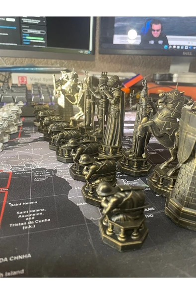 TuransoyCraft Harry Potter Felsefe Taşı Satranç Takımı Taşları (SERT PLASTİK) ürün görseli 1