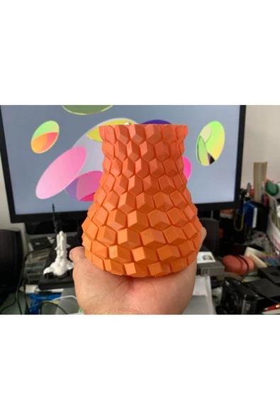 TuransoyCraft Pixerstick Kübik Dekoratif Vazo ürün görseli 1