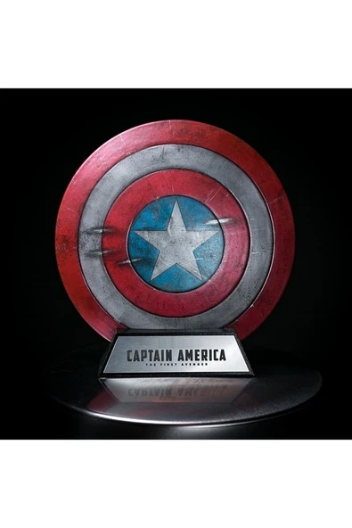TuransoyCraft Captain America Kalkanı Standlı (19 Cm Çap Genişlik) ürün görseli 1