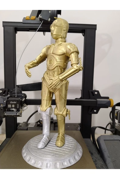 TuransoyCraft C3po Star Wars Boyalı Figür 25 Cm (dev Boy) - Resim 3