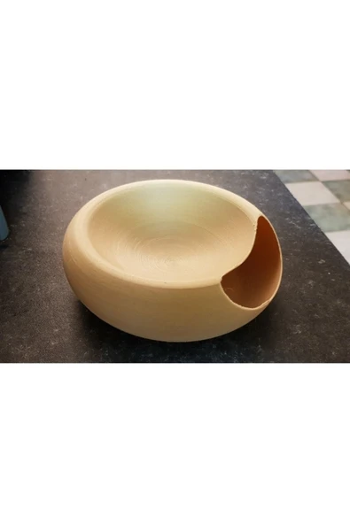 TuransoyCraft Çekirdek Tabağı Çöp Hazneli Çerez Tabağı (büyük Boy) ürün görseli 1