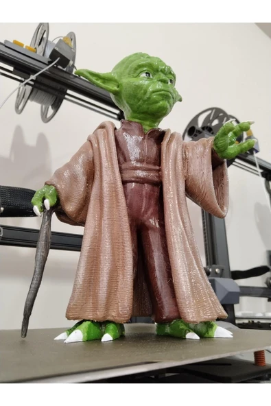 TuransoyCraft Master Yoda Star Wars Boyalı Figür 25 cm (dev Boy) - Resim 4