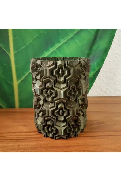 TuransoyCraft Elite Tetra Modern Vazo 18 Cm ürün görseli 1