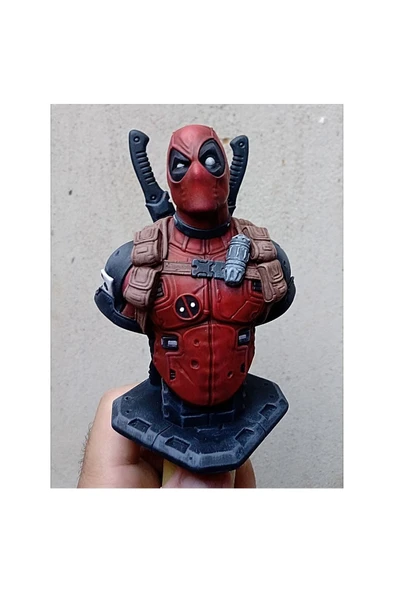 TuransoyCraft Deadpool Immortal Boyalı Büst 12 cm ürün görseli 1